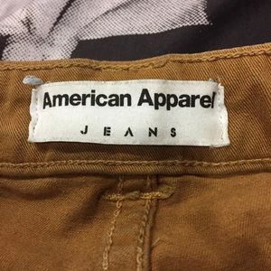 American Apparel Tan Jeggings